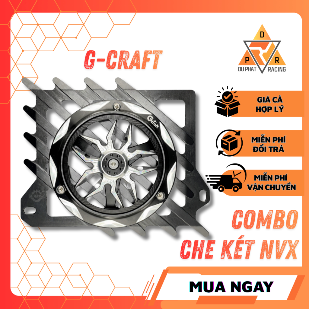 [ G-CRAFT ] COMBO NVX WATER TANK COVER และ GCRAFT CNC AIR FAN สําหรับ NVX V1, V2, V3