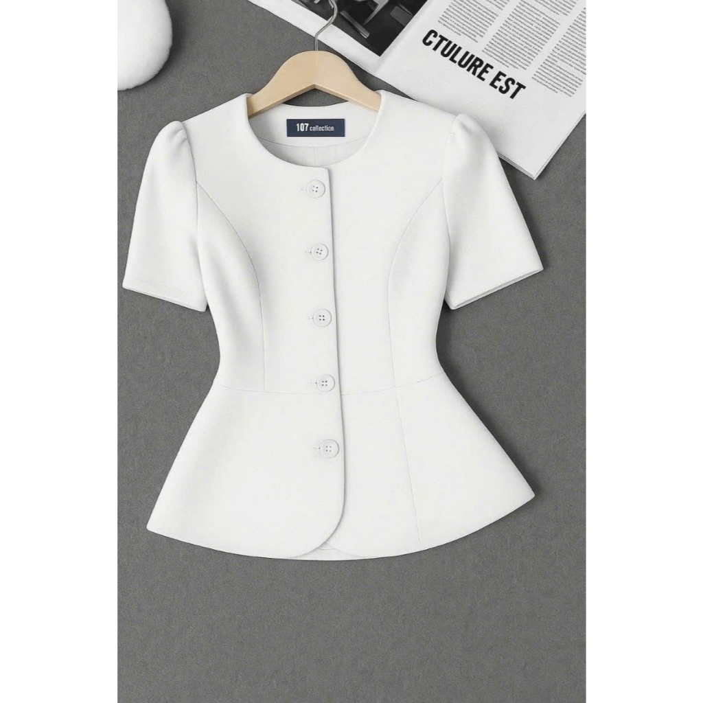 เสื้อเชิ้ตสไตล์สํานักงาน V66 SIMPLE SLIM