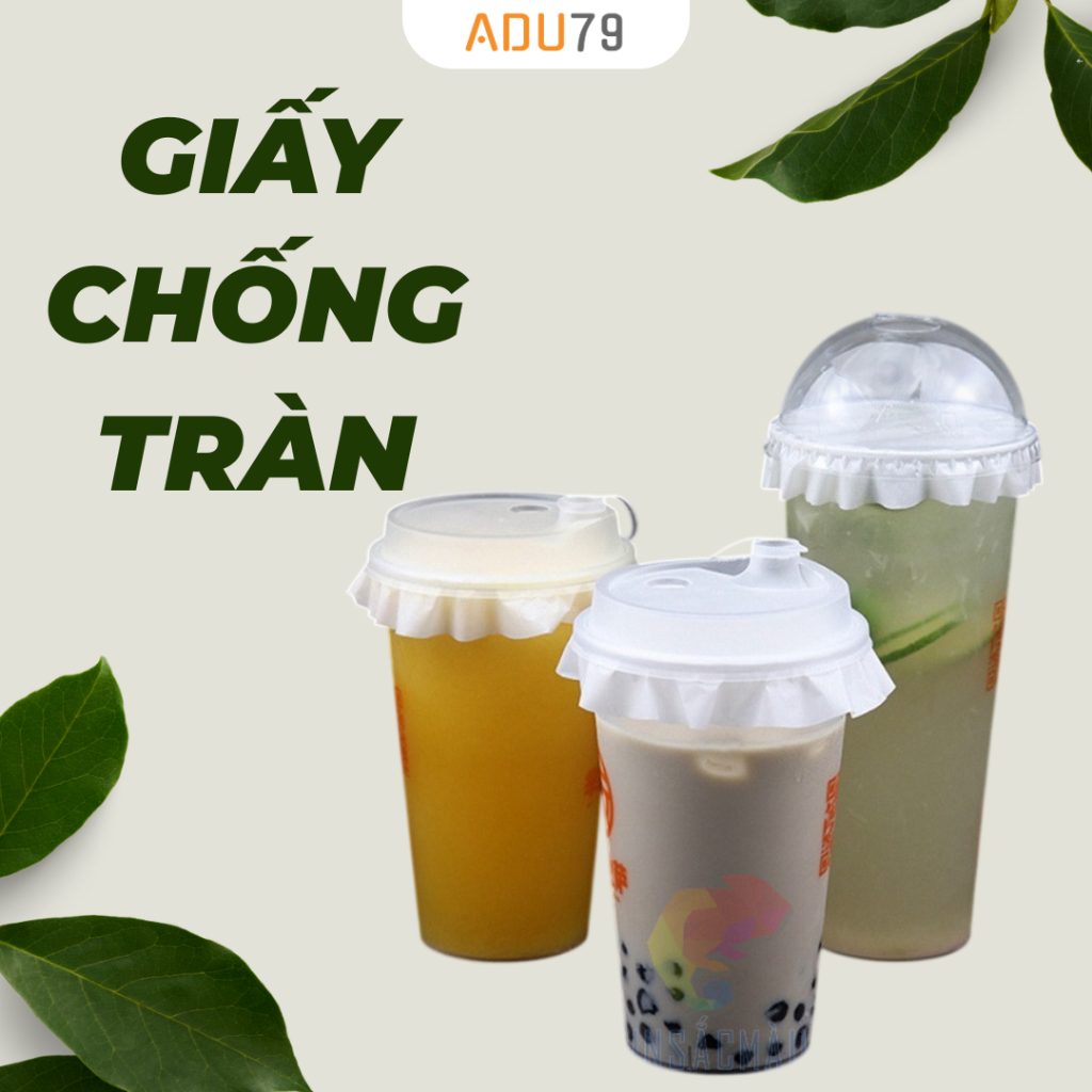 ชุดกระดาษรองเศษอาหารป้องกันการรั่วไหล 500c กระดาษป้องกันการรั่วไหลสําหรับ Takeaway Cafe ร้านชานม - A