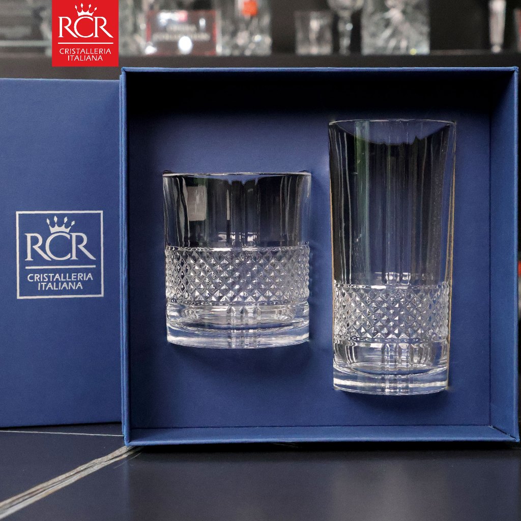 ชุดของขวัญ RCR Successo 01 ถ้วย Brillante HB 370 มล. + 01 ถ้วย Brillante Dof 340 มล.