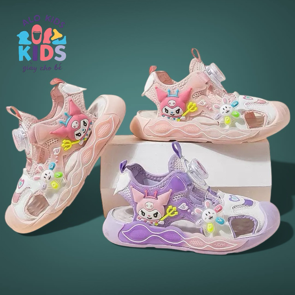 รองเท้าคุโรมิสําหรับเด็กผู้หญิง | รองเท้าแตะสาวน่ารักขนาด 26-37 .Z68