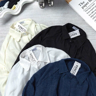 เสื้อเชิ้ตโครเชต์แขนเป็นก้อนด้านล่าง A3136 เสื้อผ้า Kenco Bigsize แฟชั่นผู้หญิง