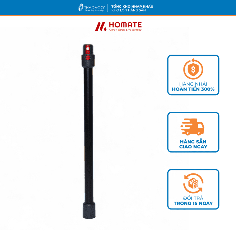 หลอดขยายสําหรับอุปกรณ์เสริมเฉพาะสําหรับเครื่องดูดฝุ่น Homate M550D