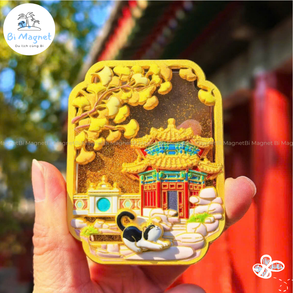 [AVAILABLE] Magnet Marigold Tu Ngan Hanh Cute Cat Baby ของที่ระลึก Travel Beijing China