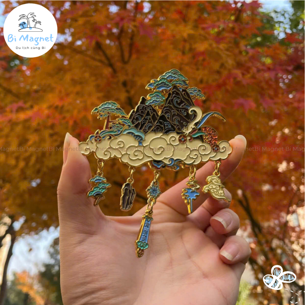 [AVAILABLE] Hoang Son Metal Magnet ของที่ระลึก Travel Anhui China