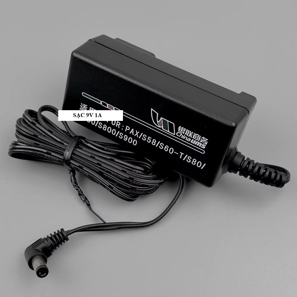 Nexgo G870 K301 K320 K390 K370 K501A G810 G3 Pos Machine สายไฟ 12 เดือน (9v)