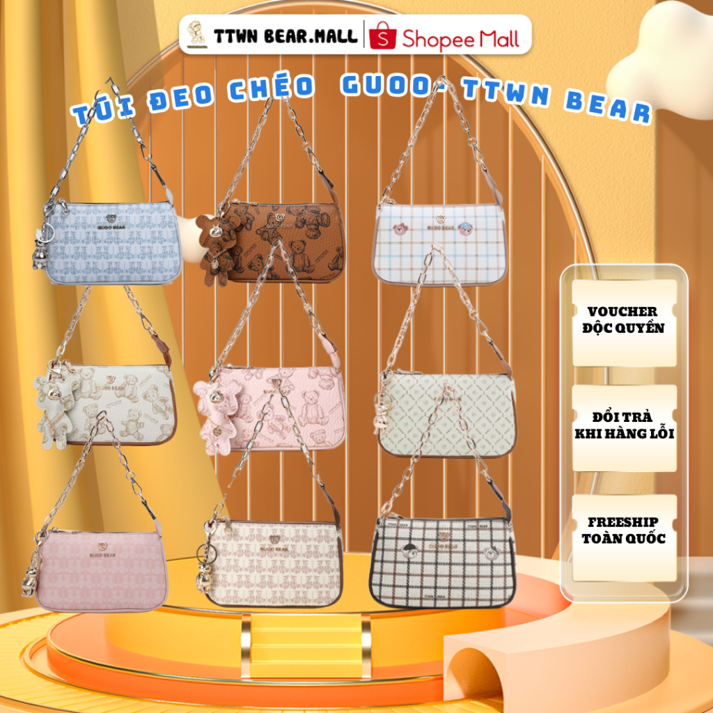 กระเป๋าสะพายข้าง TTWN BEAR- GUOO BEAR THAILAND ของแท้ มีมากกว่า 20 แบบ