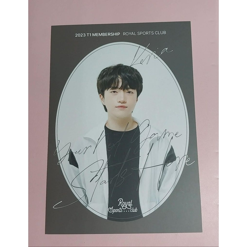 (ของแท้) โปสการ์ด T1 Royal Keria Gumayousi Faker Oner