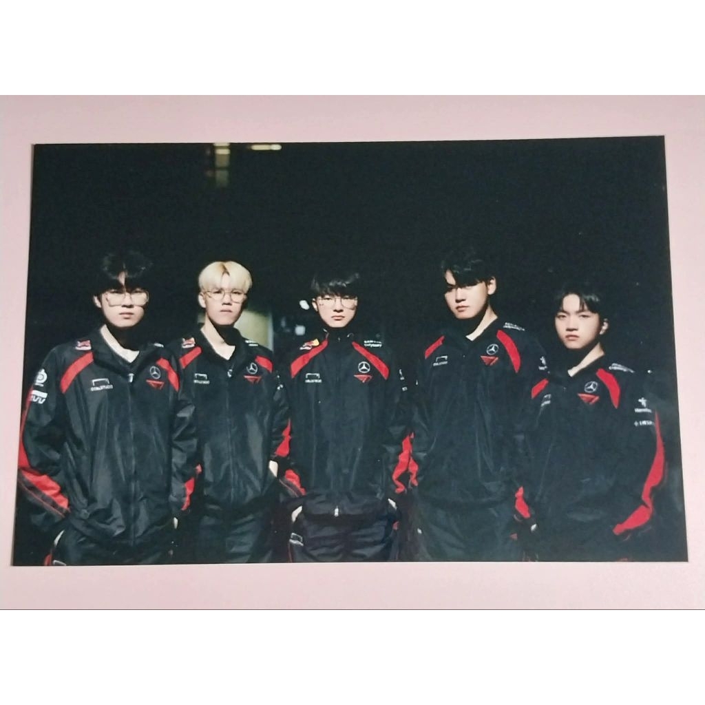 (ของแท้) โปสการ์ด ZOFGK นิทรรศการ LCK T1 2024 Zeus Oner Faker Gumayusi Keria