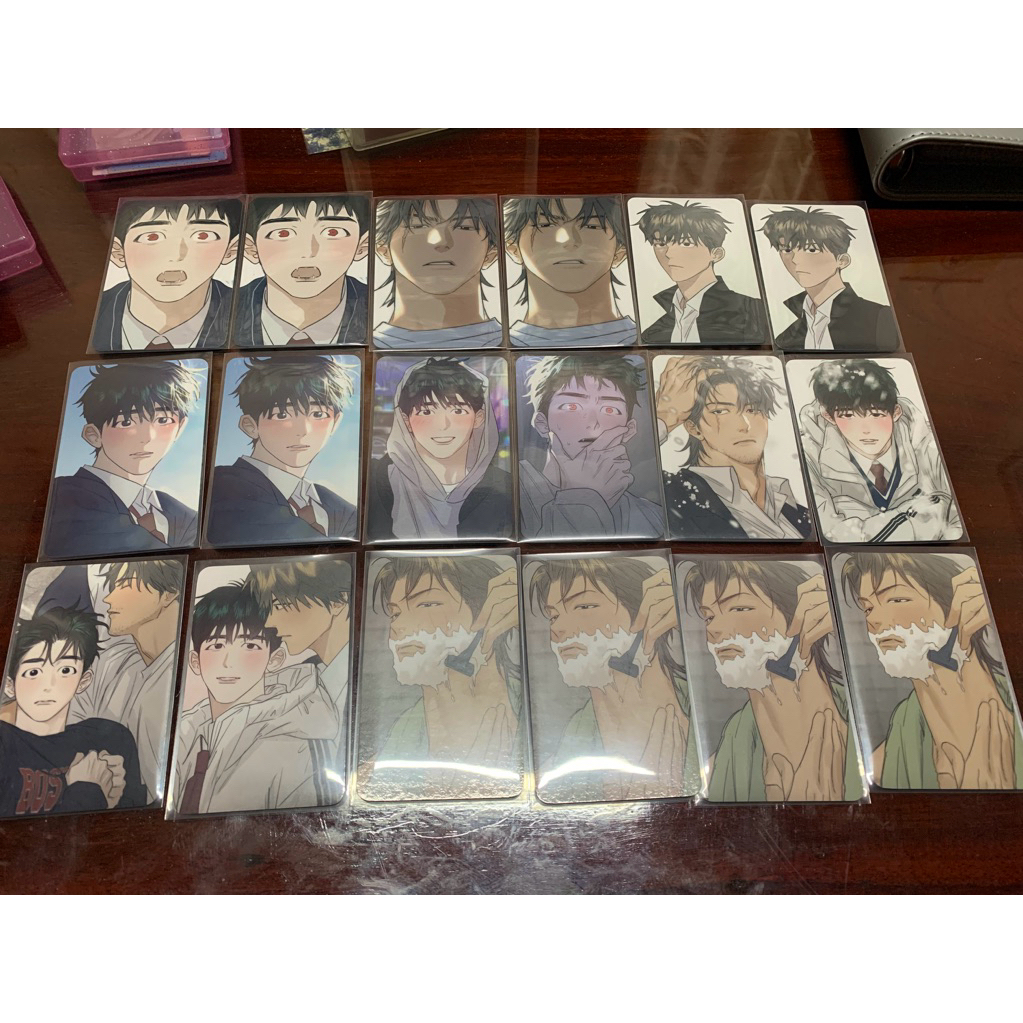 [READ DESCRIPTION] CARD BOYLOVE TOP BOT BOMTOON LEZHIN HONGSIL A LOVELY MEAL ของแท้ 100%