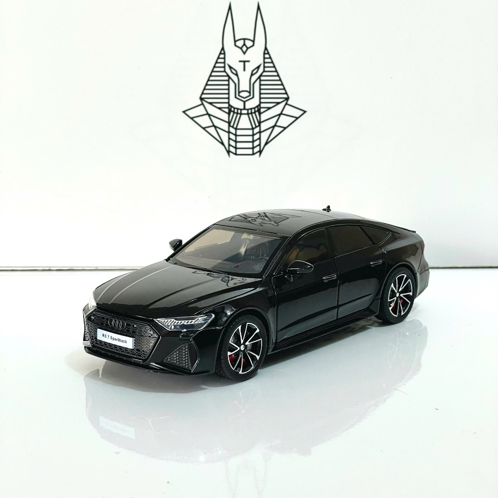 1/24 รถโลหะรุ่น AUDI RS7 SPORTBACK Supercar ใช้สําหรับโต๊ะแสดง