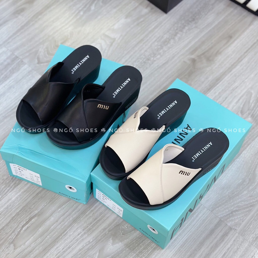 รองเท้าแตะแคนูของผู้หญิงวัยกลางคน qc full-box ของแท้