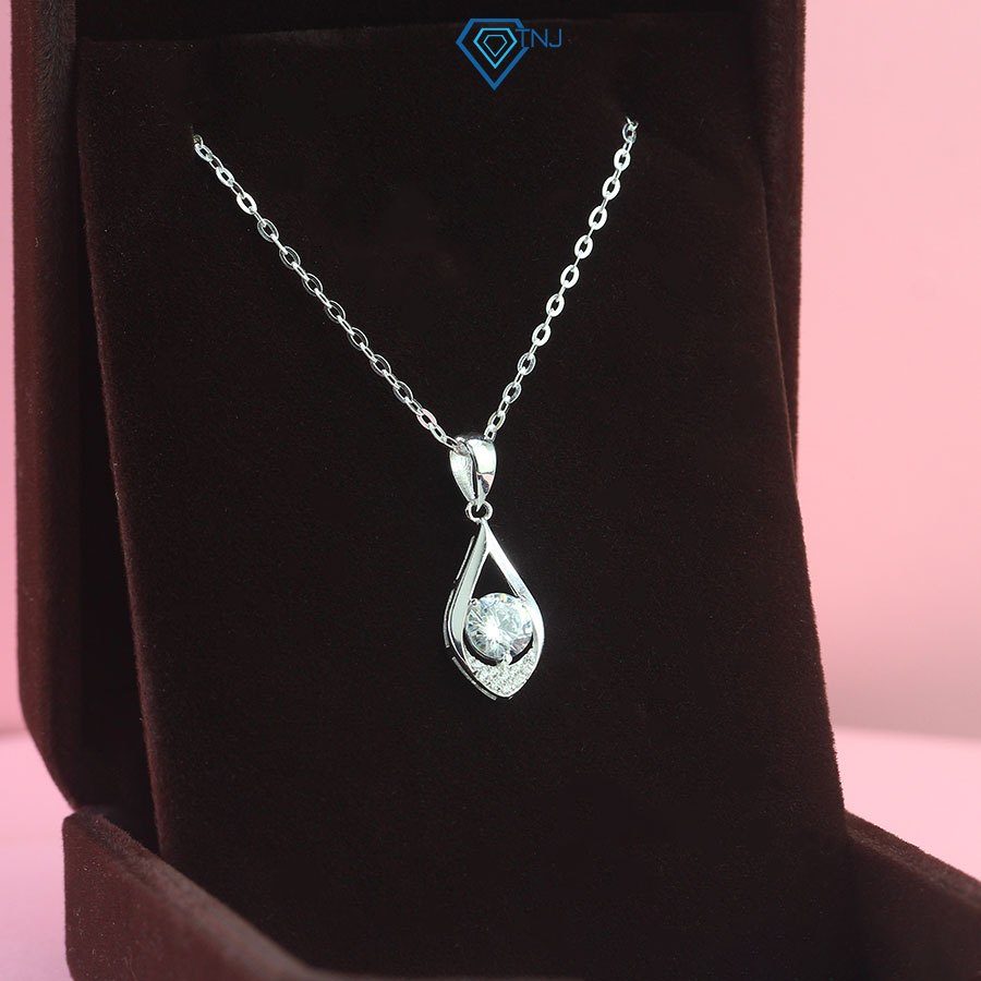 สร้อยคอหยดน้ําเงิน 925 สําหรับผู้หญิงพร้อมหินสวยงาม DCN0778 - TNJ Jewelry