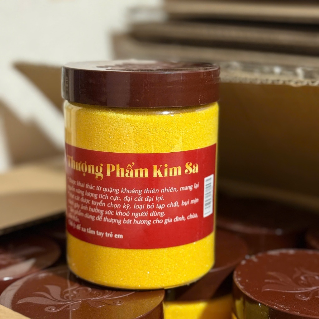 [ Kim Sa คุณภาพสูงสุด] ชามธูป Kim Sa ทรายทอง 500 กรัม 1000 กรัม