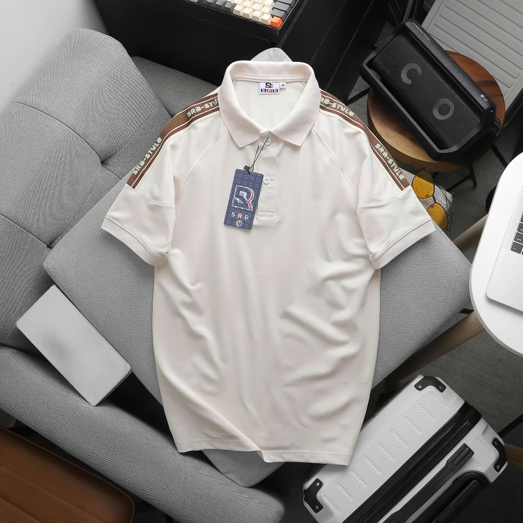 เสื้อยืดผู้ชาย Polo Body SRB15 – Style - ผ้าคอตตอนจระเข้เย็นยืด 4 ทิศทาง วัสดุเท่ๆ