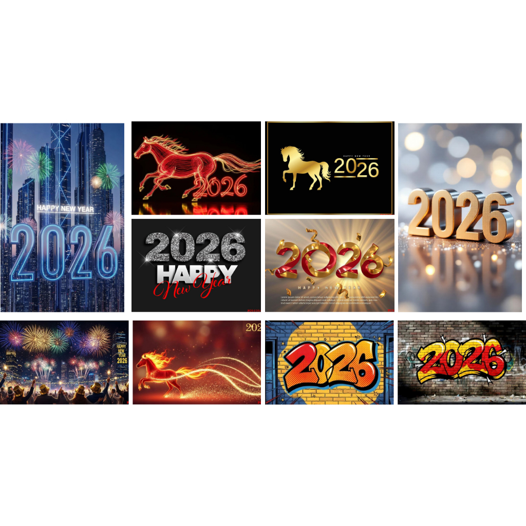 ฉากหลังผ้าสําหรับถ่ายภาพเทท2026ปีมะเมีย-ตกตกแต่ง สําหรับ50332 <ฟรีตะขอ+กิ๊บแขวน>