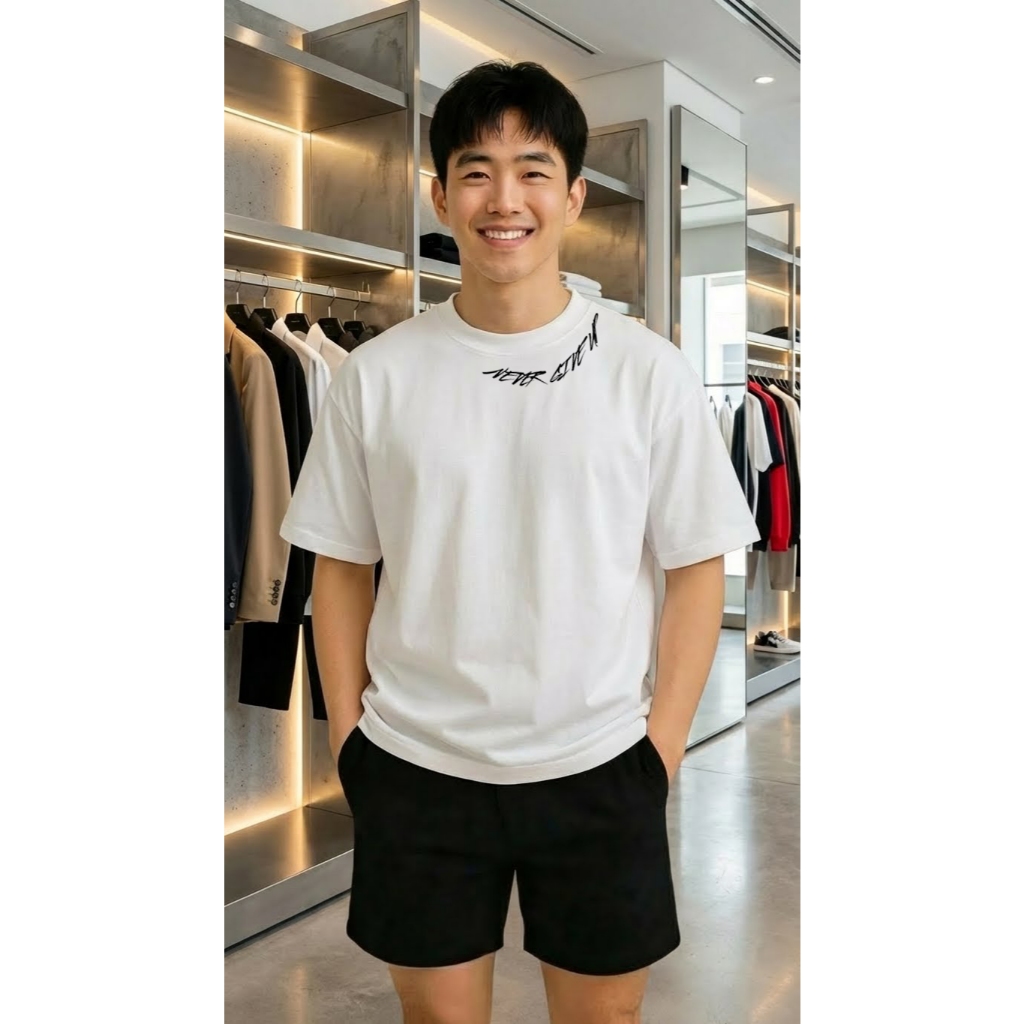 [ดีไซน์ใหม่ ]เสื้อยืด Unisex Never Give Up