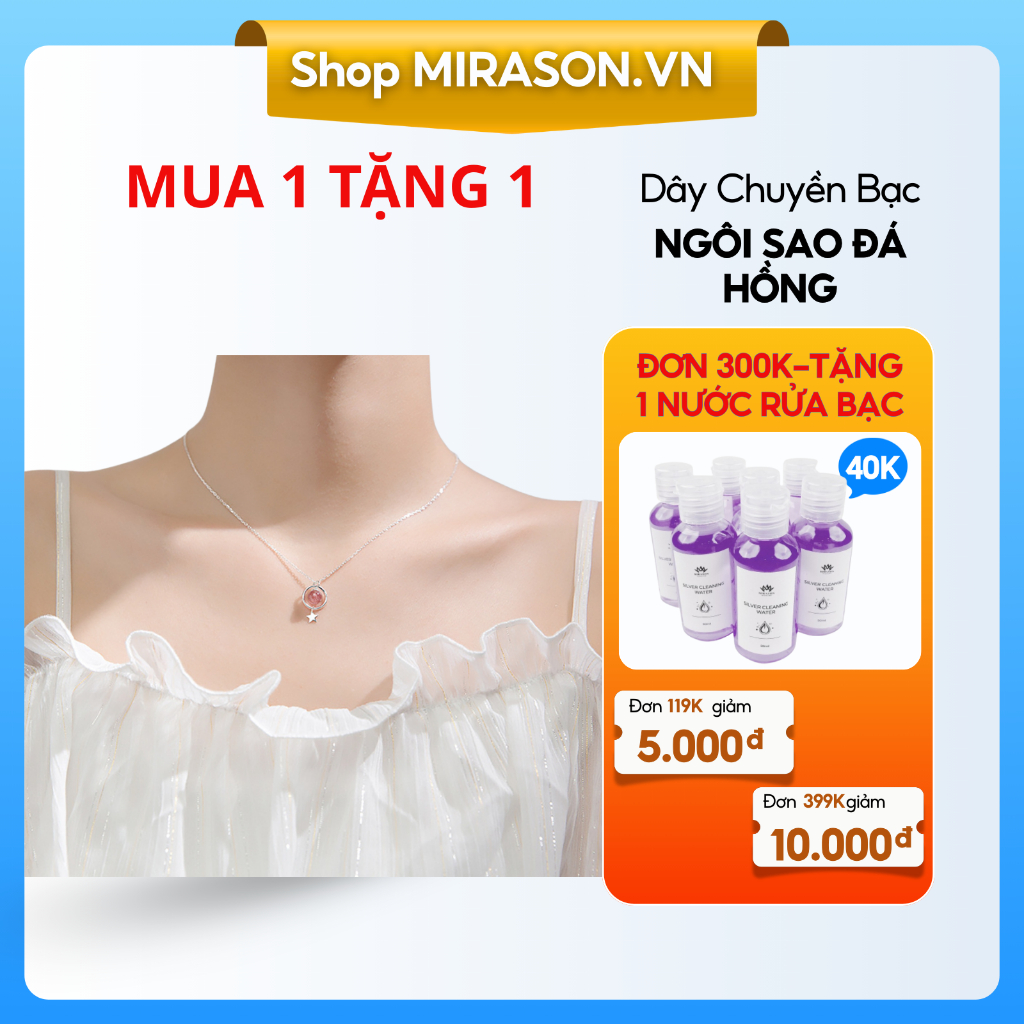 สร้อยคอเงิน Star S925 สวยงามลึกลับ - MIRASON MDC115