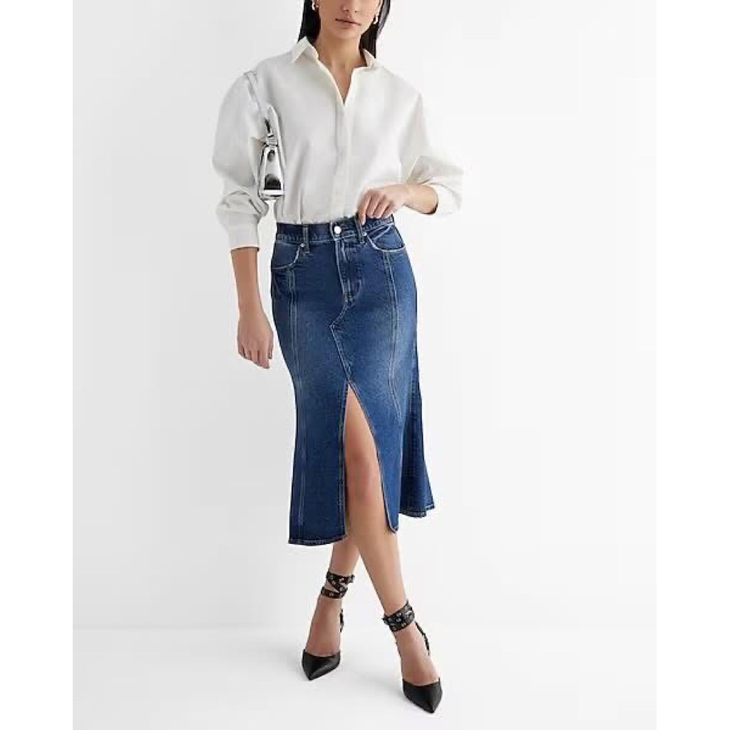 EXCELENT jean skirt*