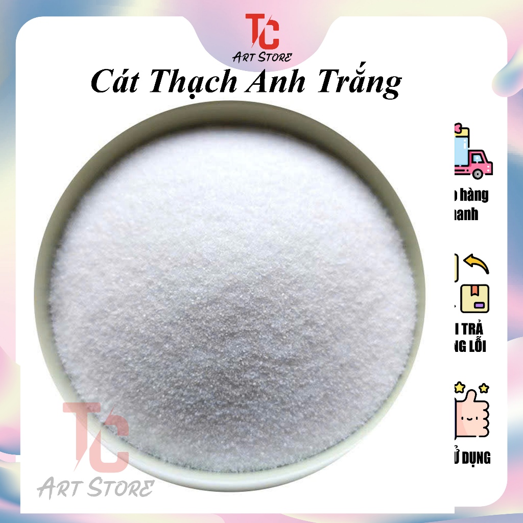 ตกแต่ง Super Fine White Quartz Sand - ทรายสีขาวธรรมชาติสําหรับถังปลา, Terrarium, ภาพวาดทราย, DIY หัต