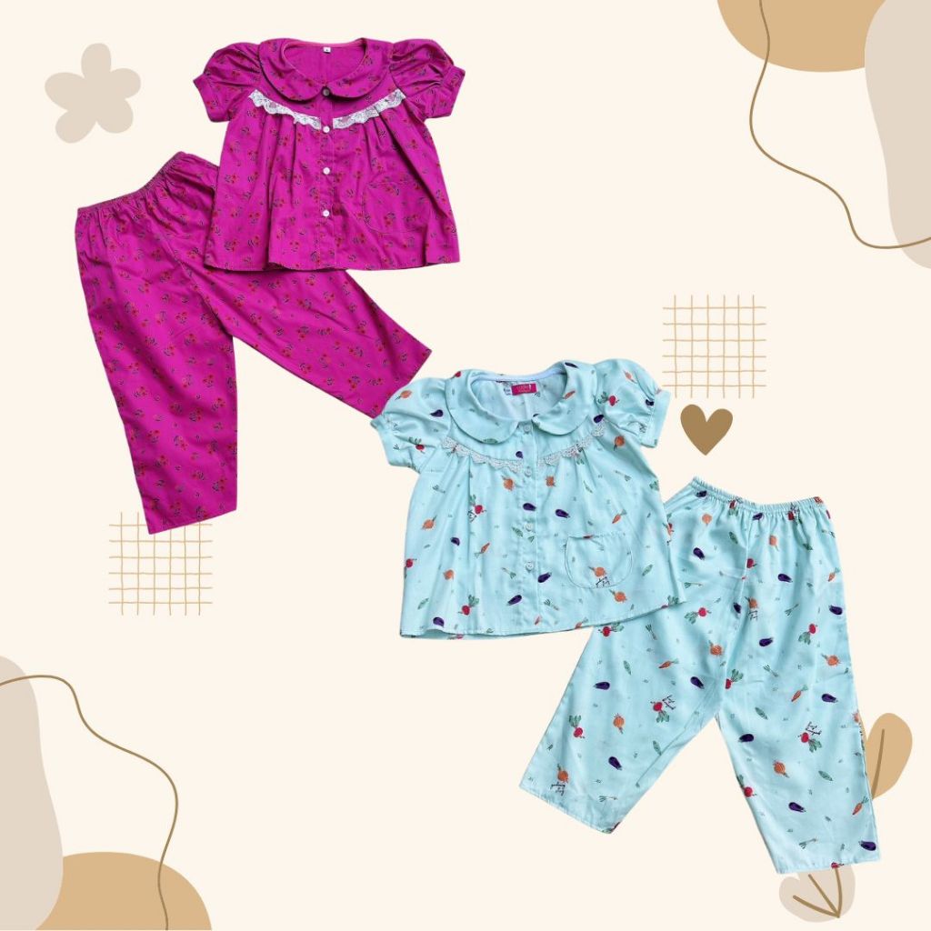 ชุดกางเกงขายาวปกบัว DB051 DB060