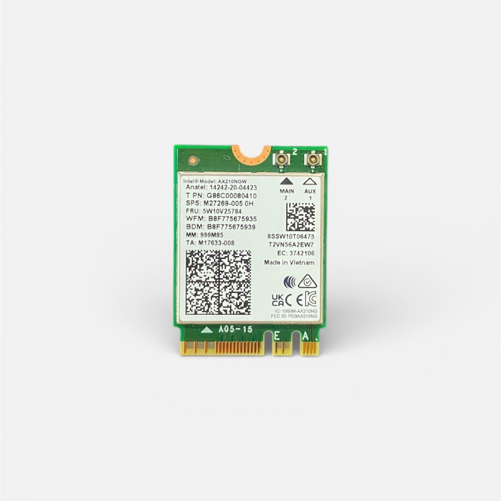 Intel WiFi 6 Card Intel AX210-AX200 Bluetooh 5.3 M.2 2.4Ghz 5Ghz 6Ghz 5374Mbps 802.11ax คอมพิวเตอร์,