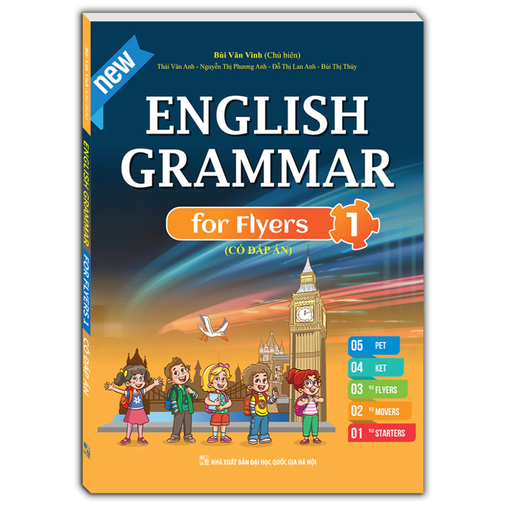 หนังสือ - Flyers 1 "English Grammar" English Grammar (พิมพ์สี - คําตอบ)