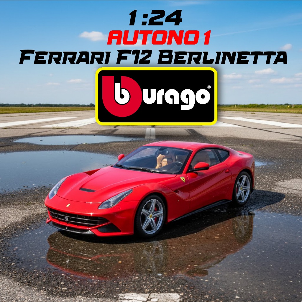 Ferrari F12 Berlinetta Red 1:24 รุ่น Bburago 1307