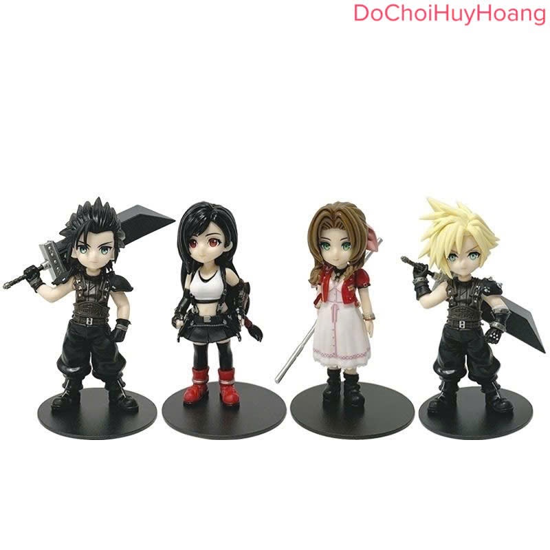 Original fantasy 7 chibi รุ่น Aerith Cloud Strife Tifa Zack Fair 11-12cm