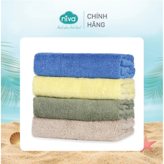 Niva FP4 ผ้าขนหนูใยโอ๊ค นุ่มลื่น ขนาด 28 x 48ซม