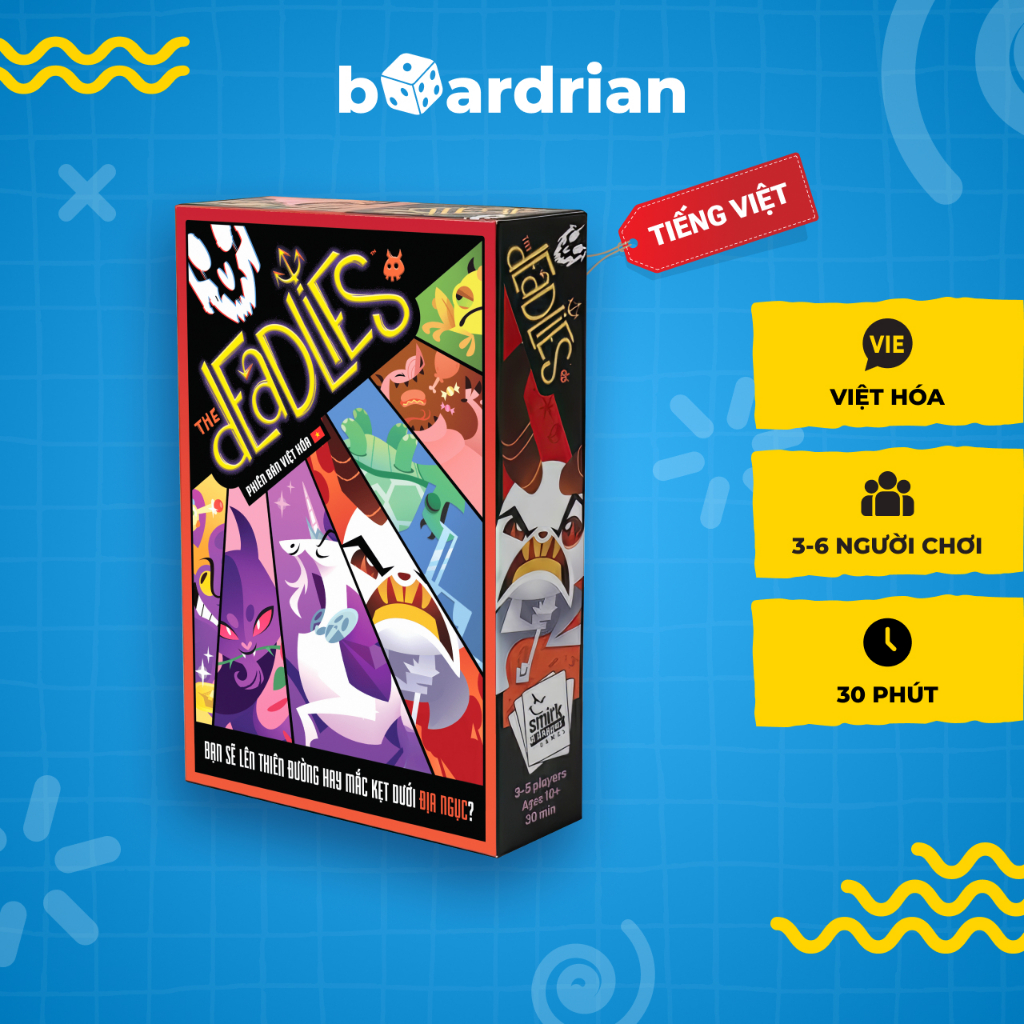 THE DEADLIES (DIY เวียดนาม) - เกมกระดานปาร์ตี้ "Journey to Escape 7 Naked Crimes"