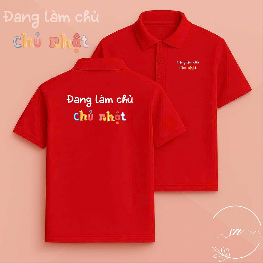 เสื้อยืดคอปกโปโล IS OWNER - BIG SIZE - AOTHUNSN - POLY COTTON FABRIC (ผ้าหนังปลา)