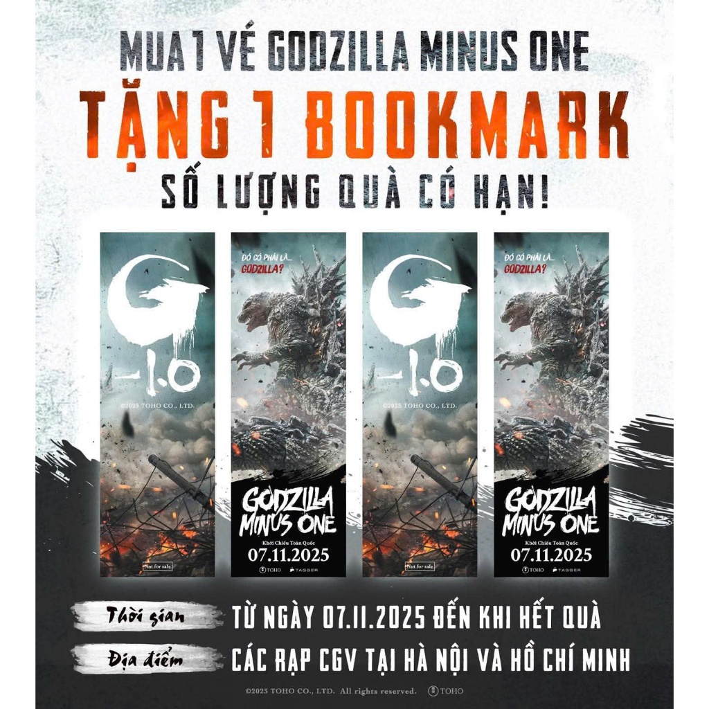 [CGV x GODZILLA MINUS ONE] BOOKMARK