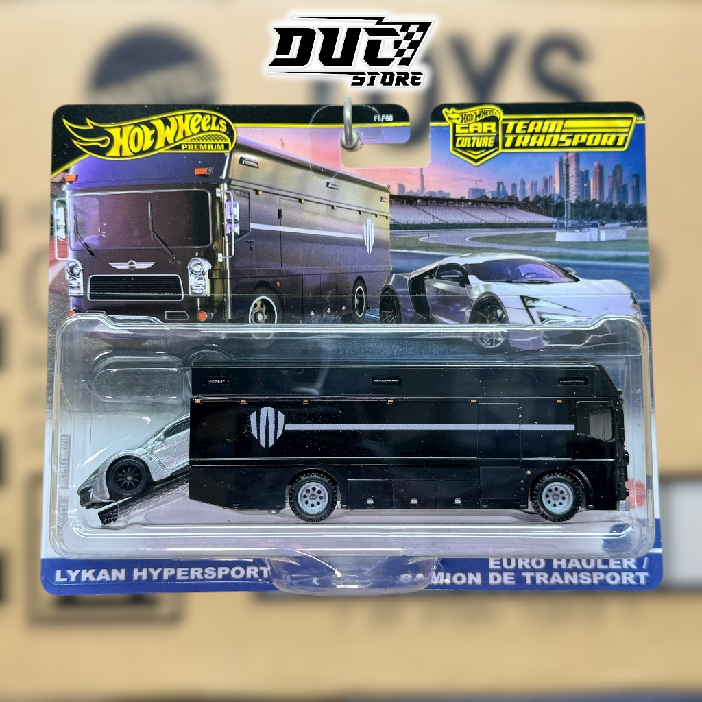 Ducstore รถโมเดล JBM39 Hot Wheels Lykan HyperSport Euro Hauler - ขนส่งทีม