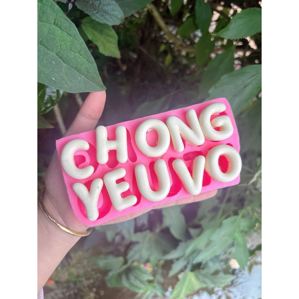 CYV,ILY,BXYOX แม่พิมพ์ซิลิโคนช็อคโกแลต