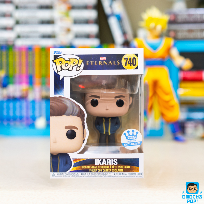 Funko Pop Marvel Eternals ดั้งเดิม: Ikaris 740 Funko Exclusive Stamp