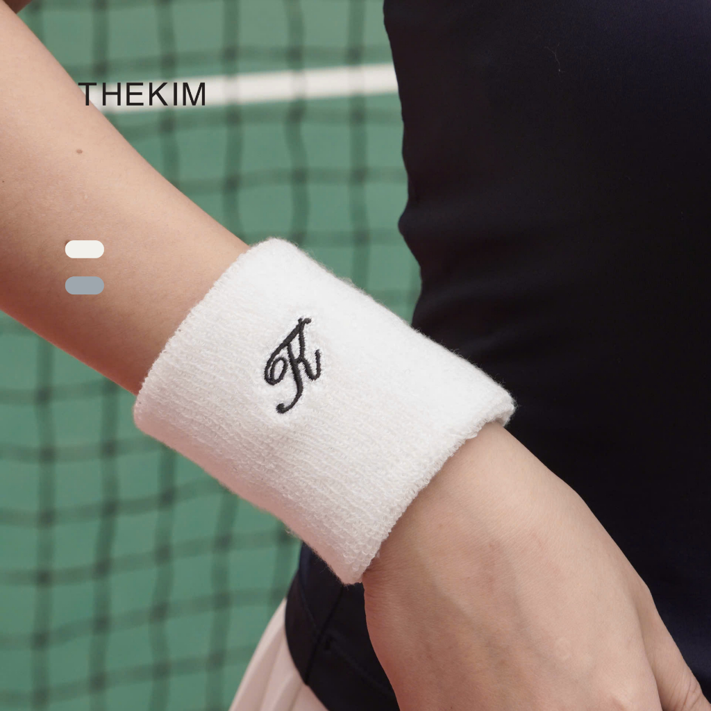 THEKIM ปลอกแขนกีฬาปกป้องข้อมือและป้องกันเหงื่อ สายรัดข้อมือแบบนุ่มดูดซับ