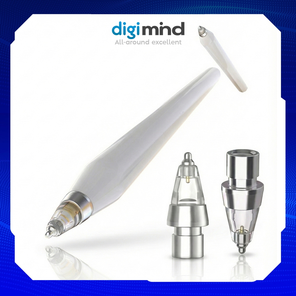 AHA STYLE Abrasion-Resistant Metal Replacement Pencil Nib – เข้ากันได้กับ Pencil Pro, USB-C, Gen 1 &