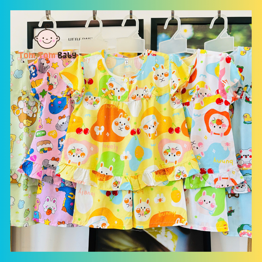 - เซ็ตชุด Tole ผ้าลินินแขนสั้น 3 ชิ้นสําหรับเด็กผู้หญิง - ผ้าลินินผิว 2 นุ่ม โปร่ง - BEONN