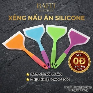 Xẻng Nấu Ăn Silicon XS01 Xẻng Chiên Xào Đầu To Chịu Nhiệt Cao Chống Dính Bảo Vệ Nồi Chảo