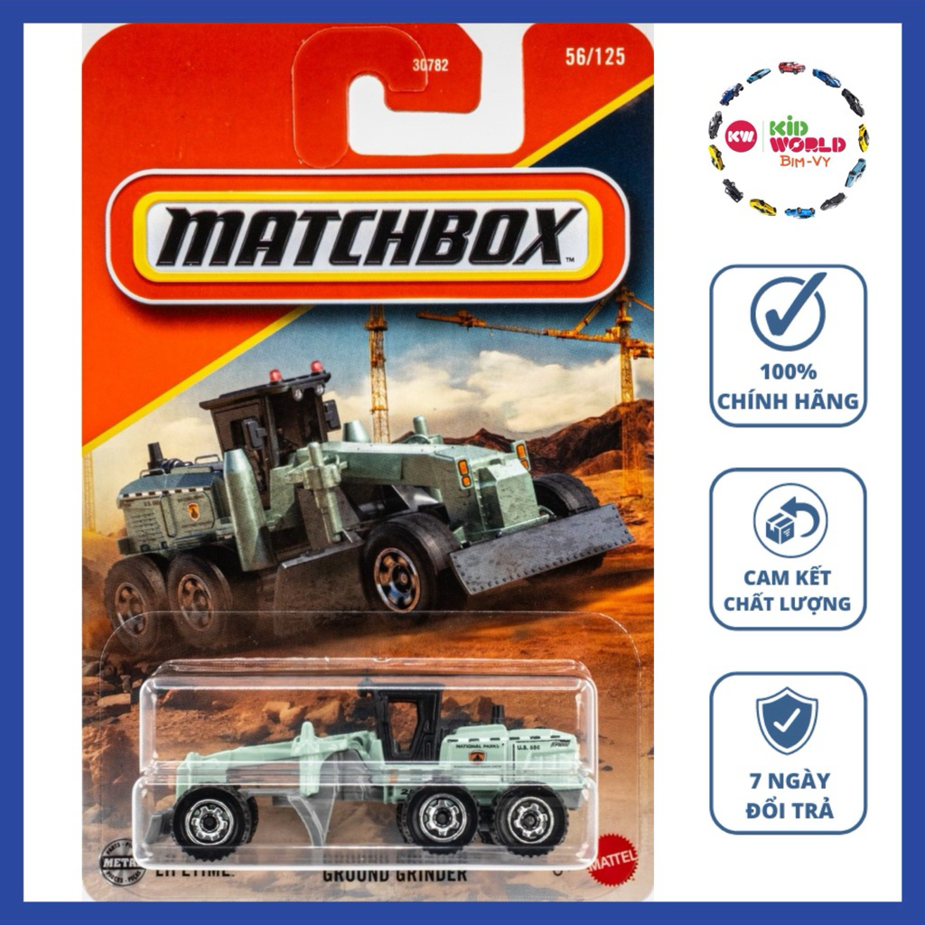Matchbox Model Vehicle Ground Crusher JBP66 Crane Truck.