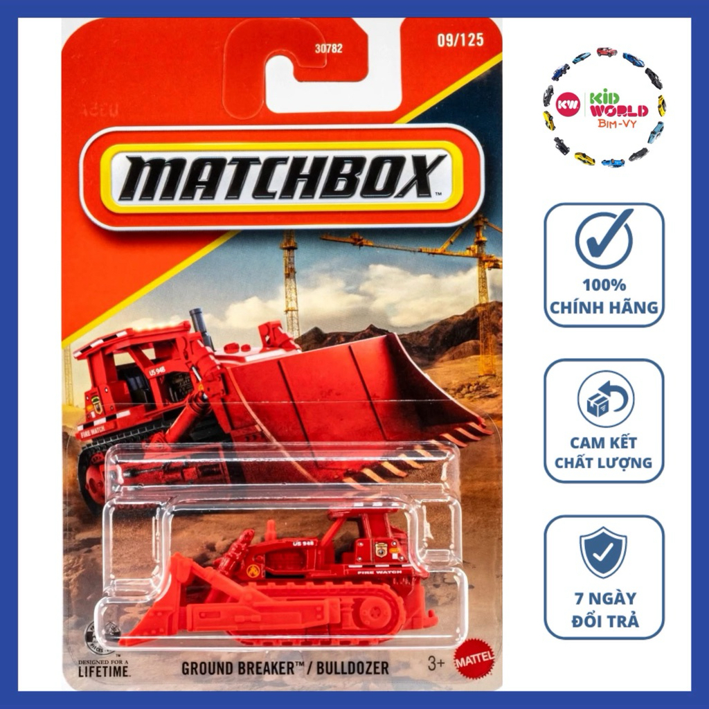 Matchbox Model Vehicle Ground Breaker JHN18 Crane.