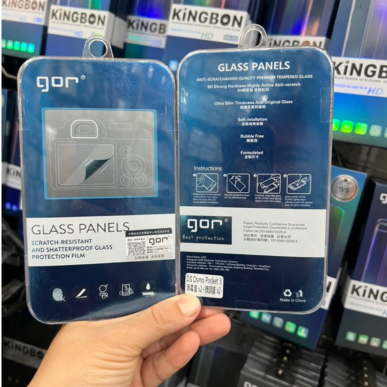 GOR Camera Tempered Glass Set สําหรับกล้อง DJ Osmo Pocket 3