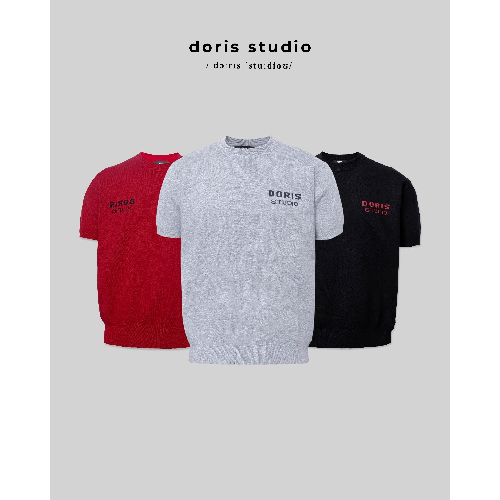 [Opening Deal] Doris / Doris เสื้อยืดไหมพรมเบสิค / สานขนสัตว์ / ฟอร์มกล่อง