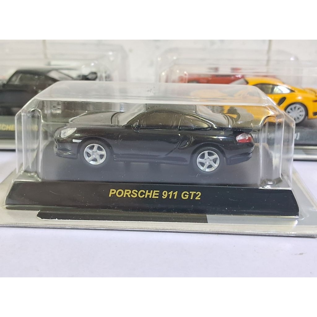 [กล่องEXTERIOR] KYOSHO 1/64 - PORSCHE 911 GT2 BLACK