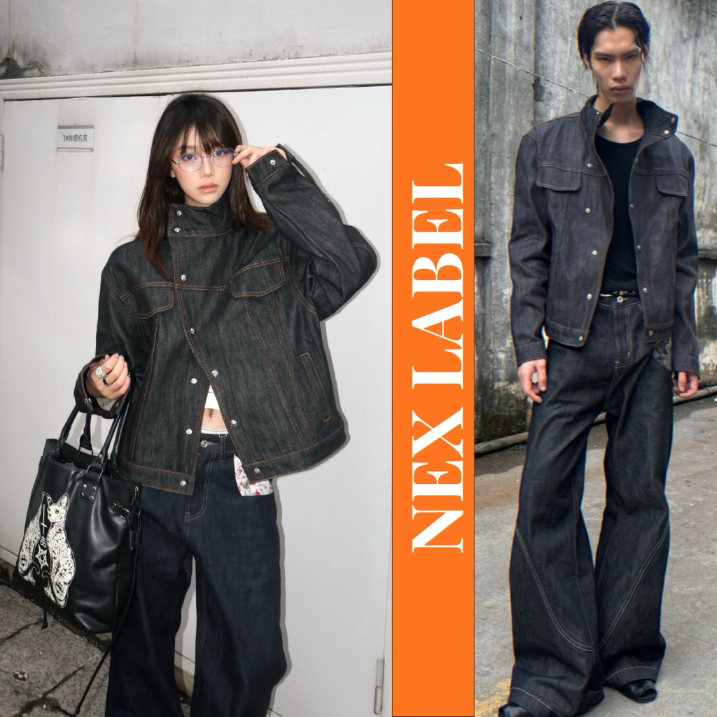 Raw Denim Midnight Selvedge RAW Denim Form Boxy Jacket - NJK1