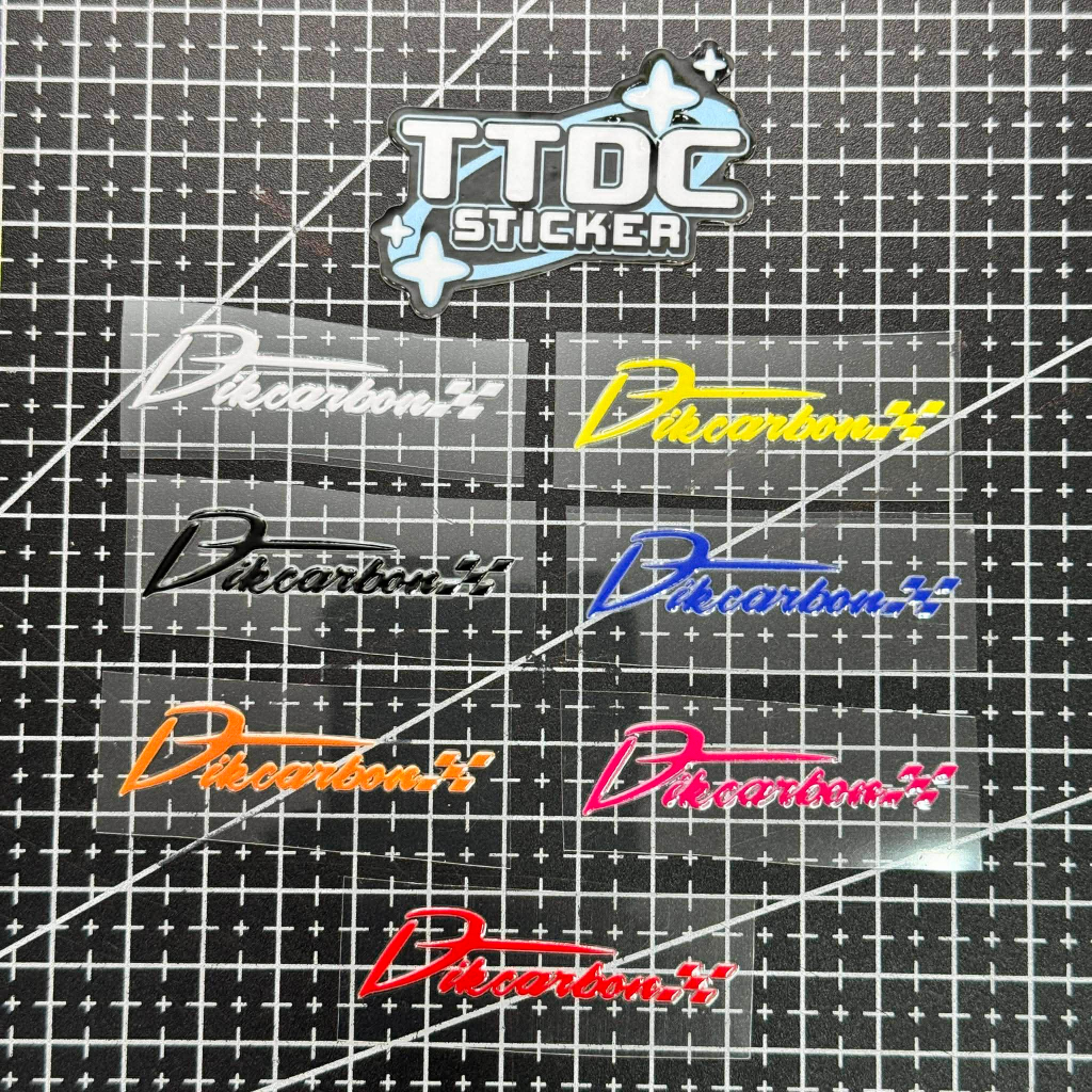 DIK Carbon Thailand uv Sticker หลากสี ใหม่ 2026