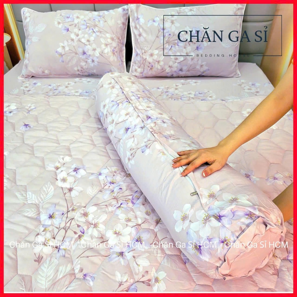 ️FULL MODELS ️ ชุดเครื่องนอนไมโครไฟเบอร์ Lyocell นุ่มและเย็น 5 ชิ้น รวมผ้านวมผ้าฝ้าย _ WHOLESALE BED