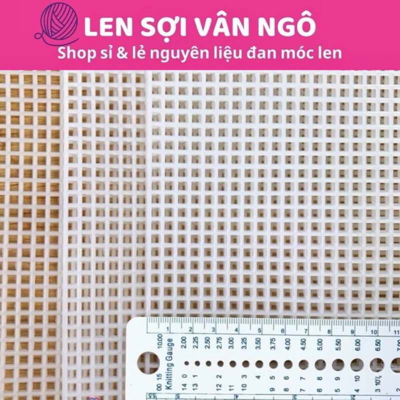 กระเป๋า PK: Square hole Canvas 40x60cm (รูใหญ่) (26186)