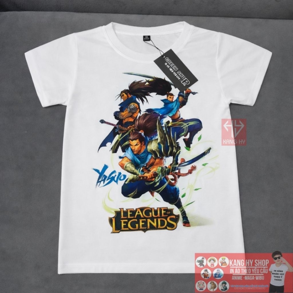 เสื้อยืด Yasuo League of Legends ทุกขนาด F920